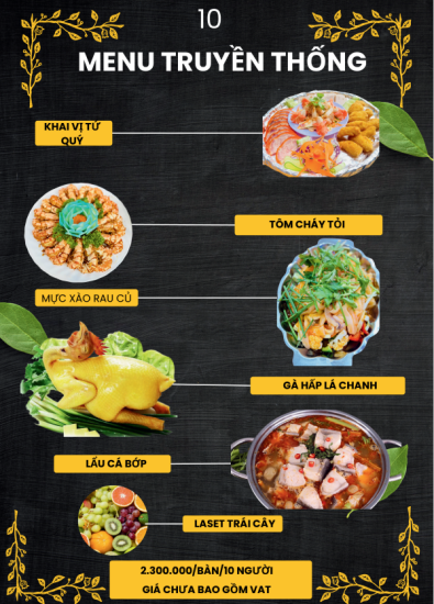 MENU TIỆC 2024