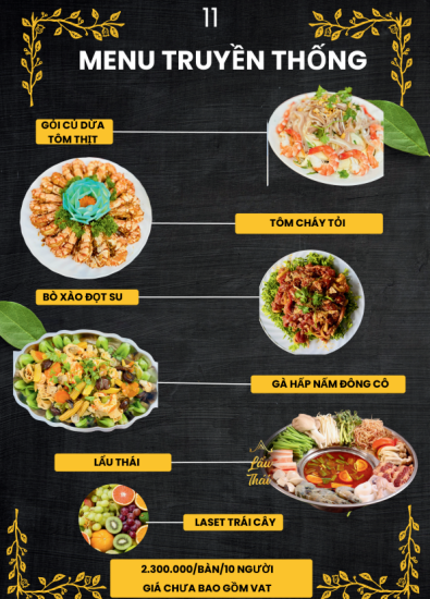 MENU TIỆC 2024
