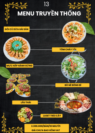 MENU TIỆC 2024