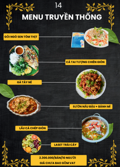 MENU TIỆC 2024