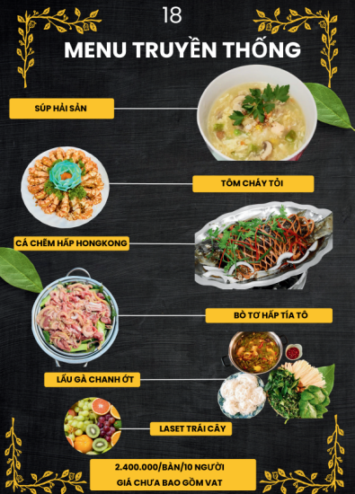 MENU TIỆC 2024