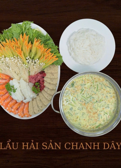 Lẩu hải sản chanh dây