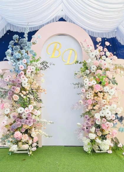 TRANG TRÍ CỔNG CƯỚI BÀU BÀNG