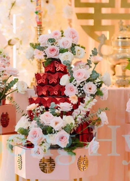MÂM QUẢ CƯỚI HỎI BÀU BÀNG