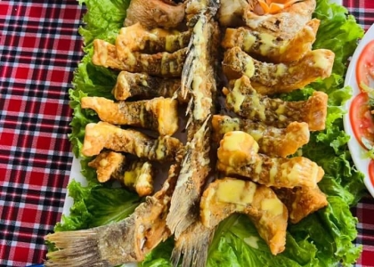 CÁ CHẼM PHI LÊ CHIÊN GIÒN