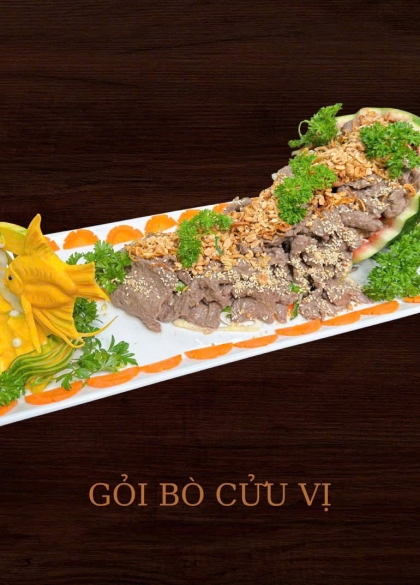 Gỏi bò cửu vị