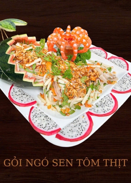 Gỏi ngó sen tôm thịt