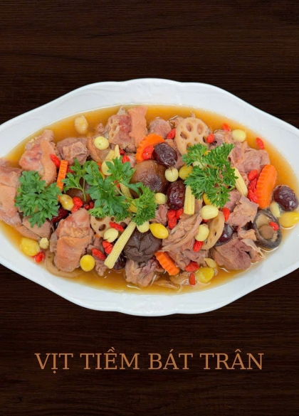 Vịt tiềm bát trân