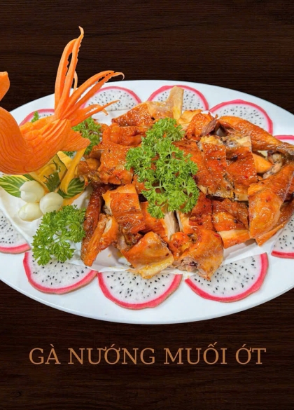 Gà nướng muối ớt