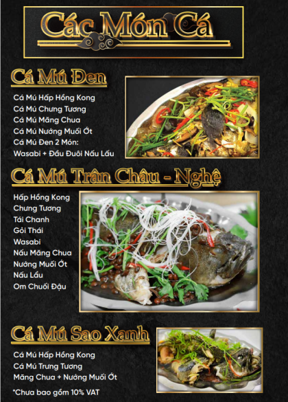 CÁC MÓN CÁ