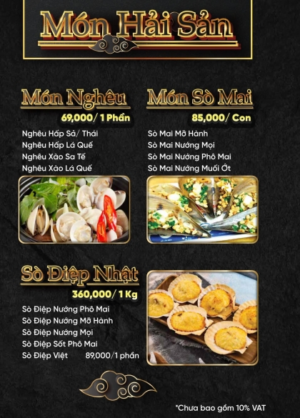 CÁC MÓN HẢI SẢN