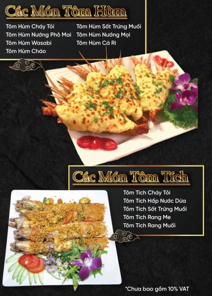 CÁC MÓN TÔM HÙM - TÔM TÍT