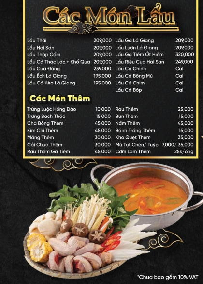 CÁC MÓN LẨU