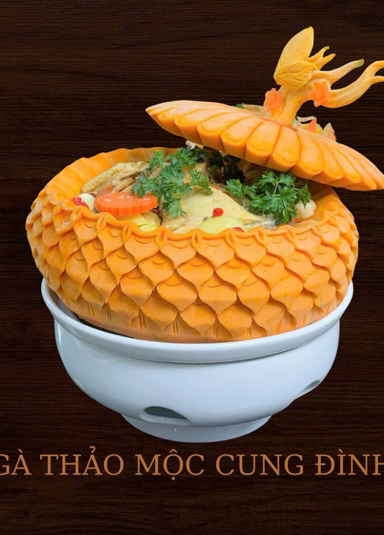 Gà thảo mộc cung đình